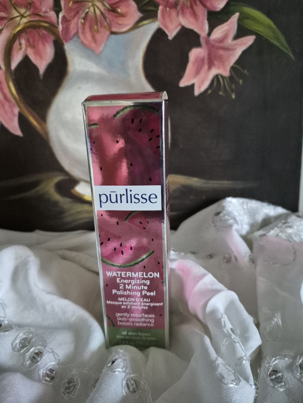 purlisse Watermelon Energizing Polishing Peel - Pink & Green